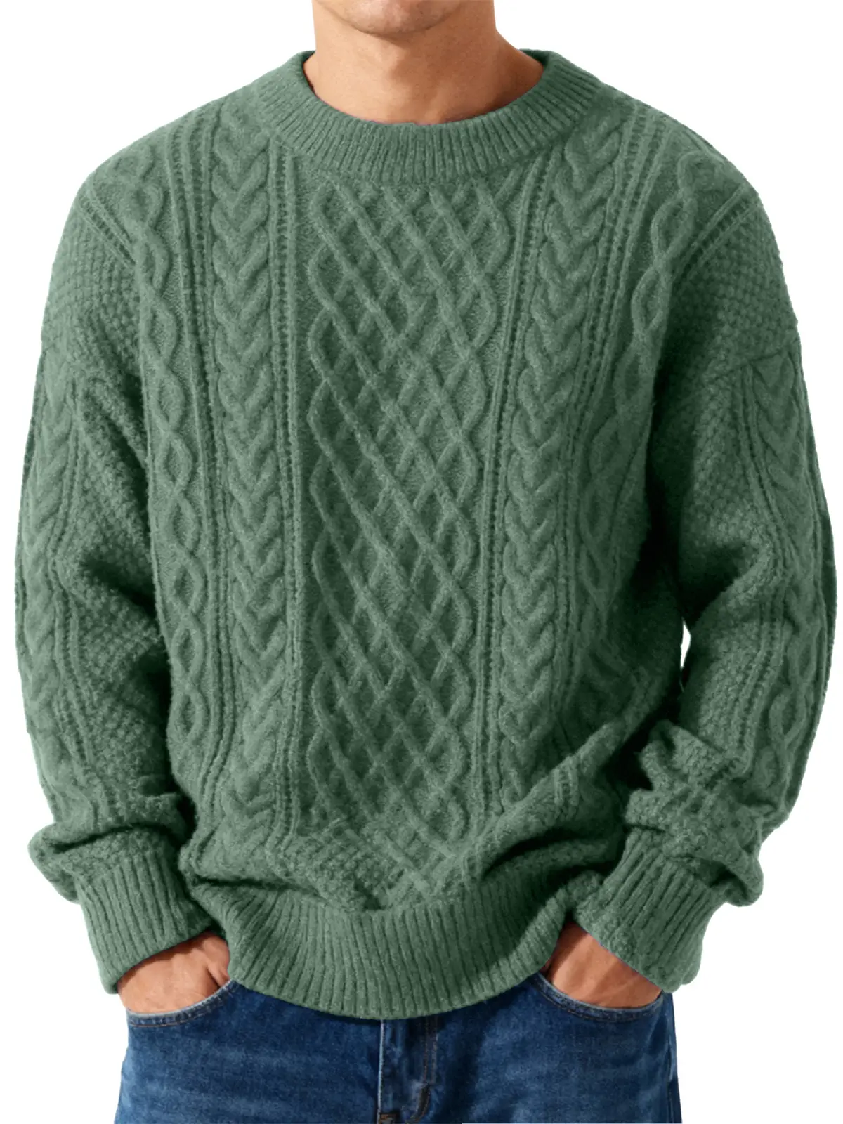 🎄 Clearance Sale 🔥 100% Premium Cashmere Men's Sweater — Classic and Timeless Style