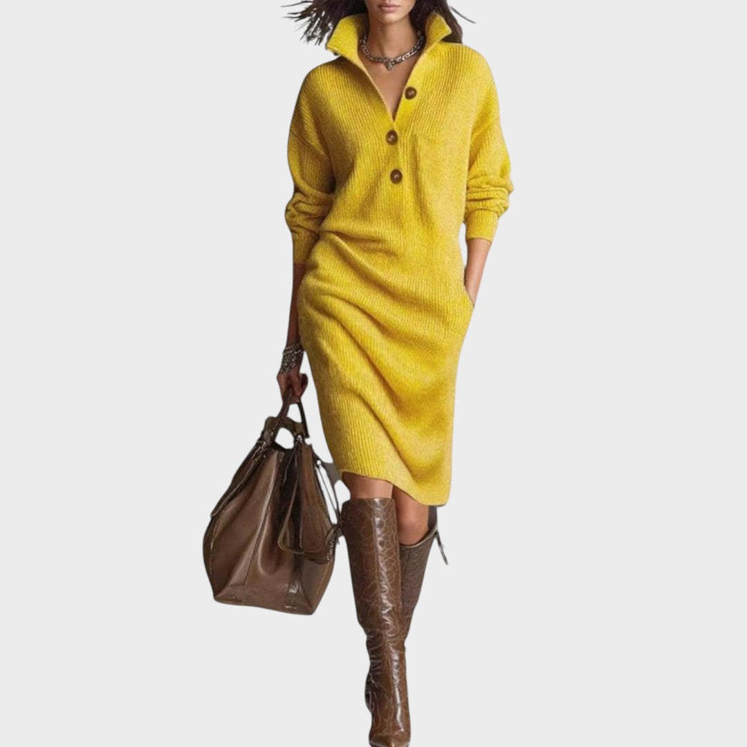 Question | Button-Down Knit Dress