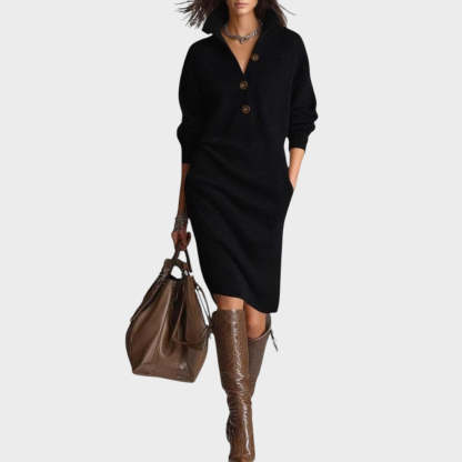 Question | Button-Down Knit Dress