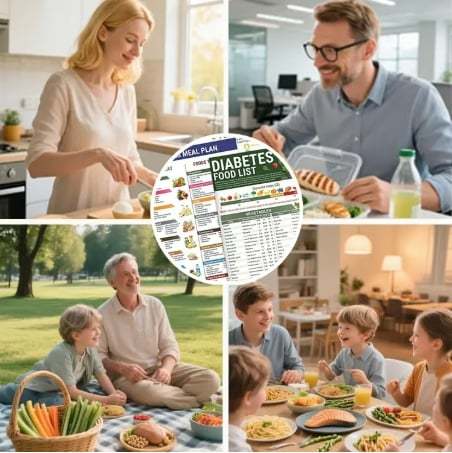 🎁Diabetes Food List & Meal Planner