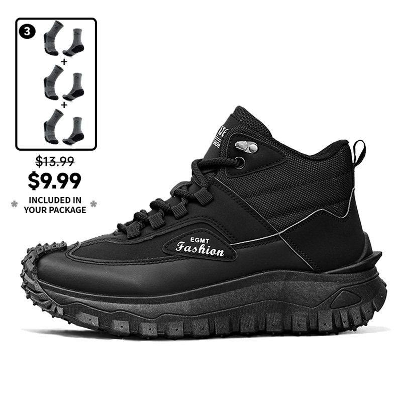 (⏰Limited Time Sale 70% OFF) Men’s Work Hiking Boots – Waterproof, Non-Slip, Puncture and Smash Resistant, Wide Toe, Arch Support – Ideal for Daily Wear and Outdoor Adventures-tidenox