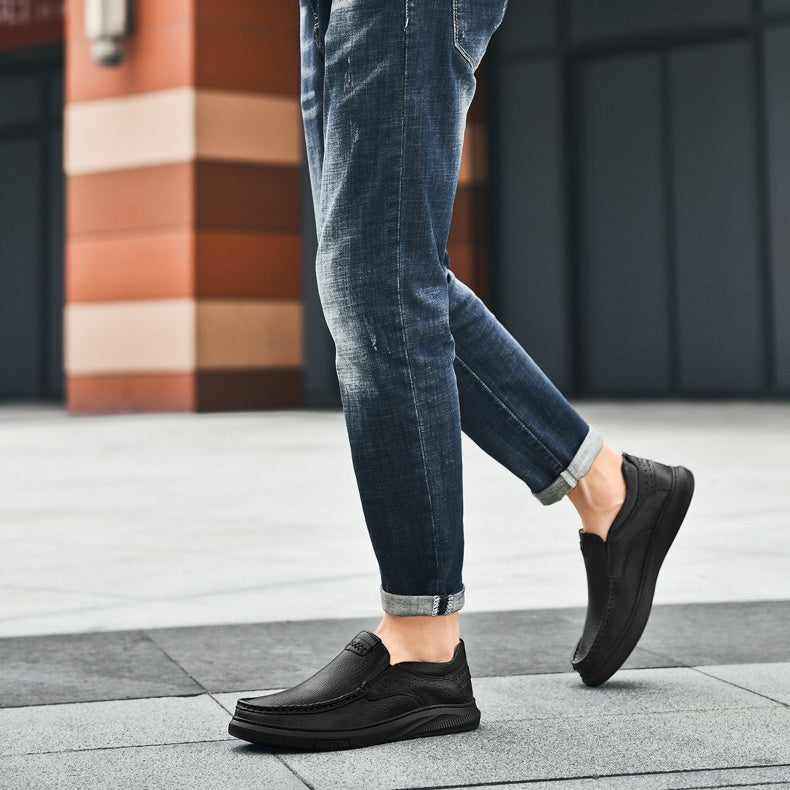 Men's Comfortable Genuine Leather Orthopedic Loafers-tidenox