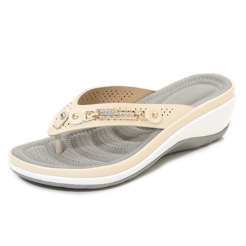 Women's Arch Support Soft Cushion Flip Flops Thong Sandals Slippers-tidenox