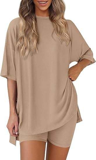 🏆Flash Sale⚡ 50K+ SOLD! Almost Gone-💥Women's Summer Casual Loose Two-Piece Casual Suit