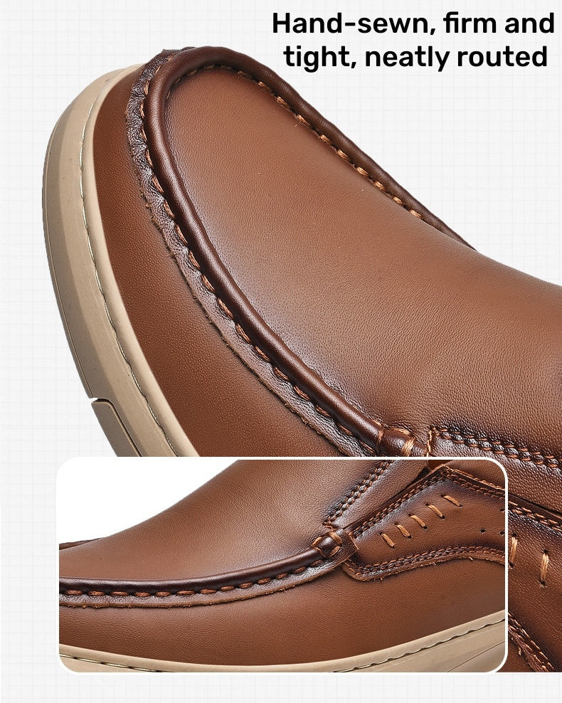 Men's Comfortable Genuine Leather Orthopedic Loafers-tidenox