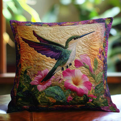 Hummingbird Paradise WN0802115CL Quilt Pillow Case-tidenox