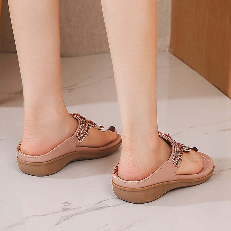 Women's Arch Support Flat Sandals - SIKETU-tidenox