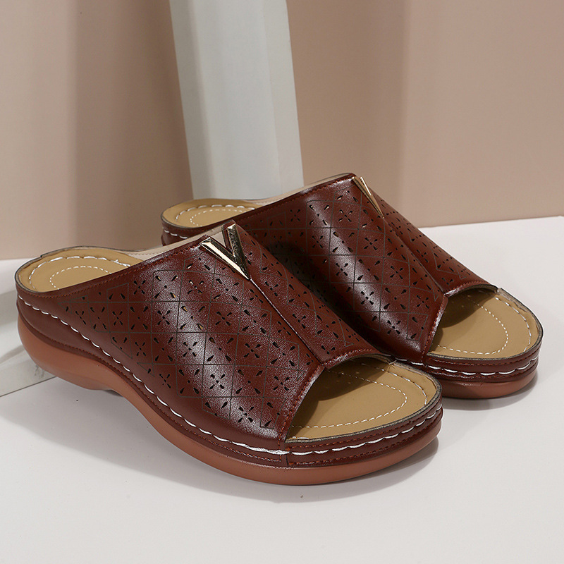 Last Day 50 OFF Women's Platform Sandals Wedge Ankle Strap Open Toe Sandals-tidenox