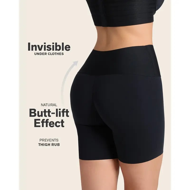 Stay-In-Place Seamless Shaper Short-tidenox