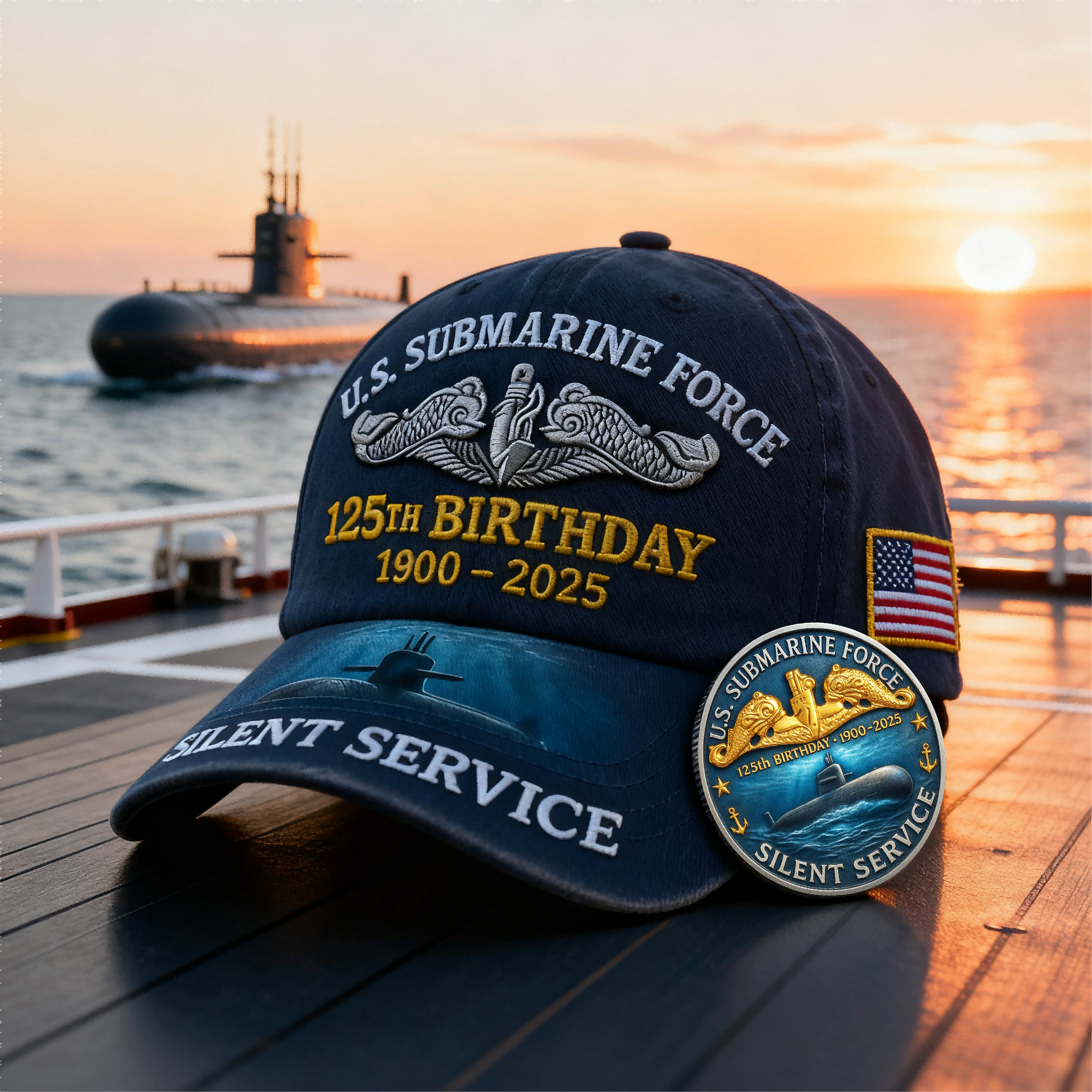 🏆Flash Sale 60% OFF - ⚓ U.S. Submarine Force 125th Anniversary 