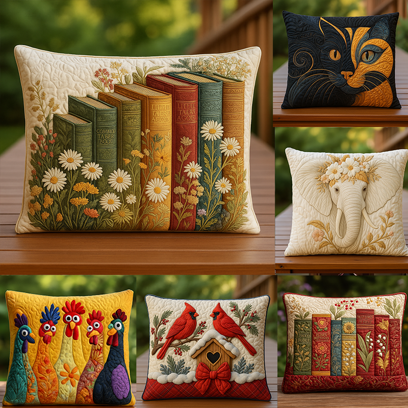 Interesting Quilted Pillow