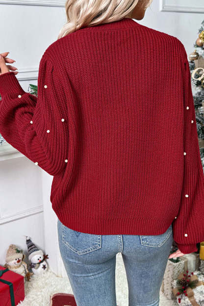 Merry Christmas Long Sleeve Open Front Sweater-tidenox