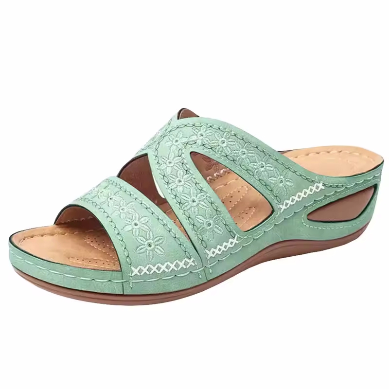 Women's Summer Wedge Sandals – Comfortable & Stretchy-tidenox