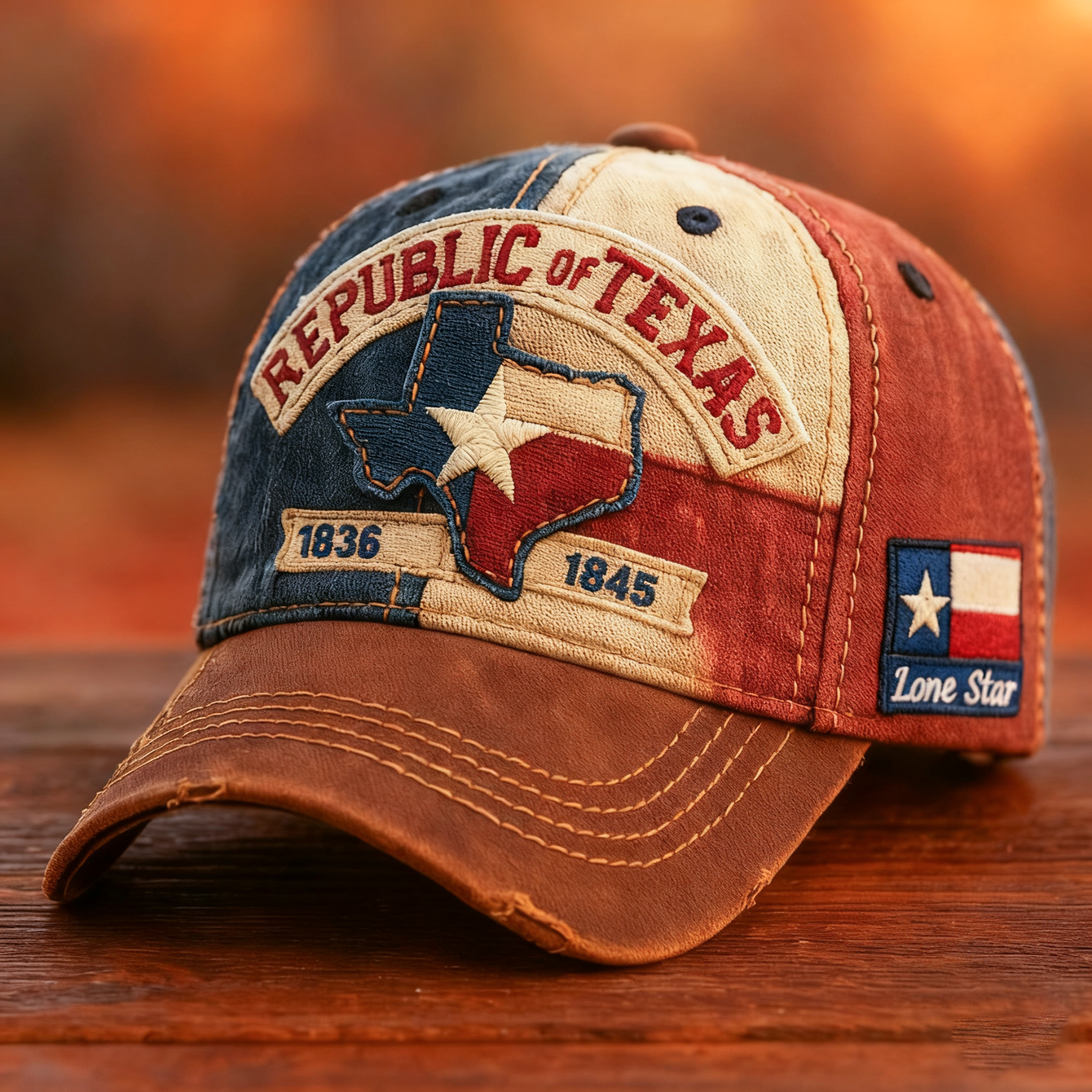 🔥LAST DAY 50% OFF 🔥The Splendor of Texas🤩"Lone Star Legacy" Texas Republic Cap-tidenox