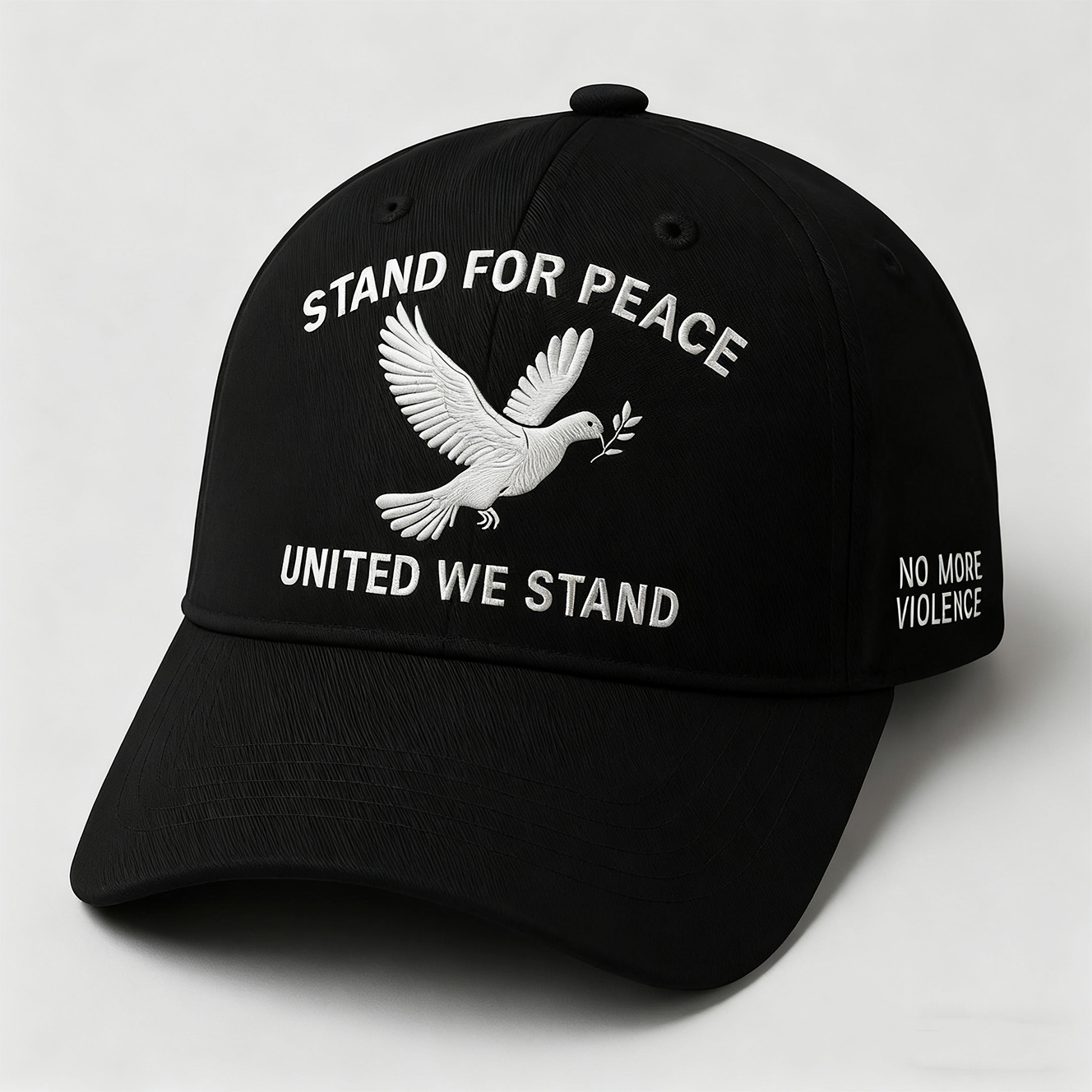 🕊️ Stand for Peace Baseball Cap – United We Stand-tidenox