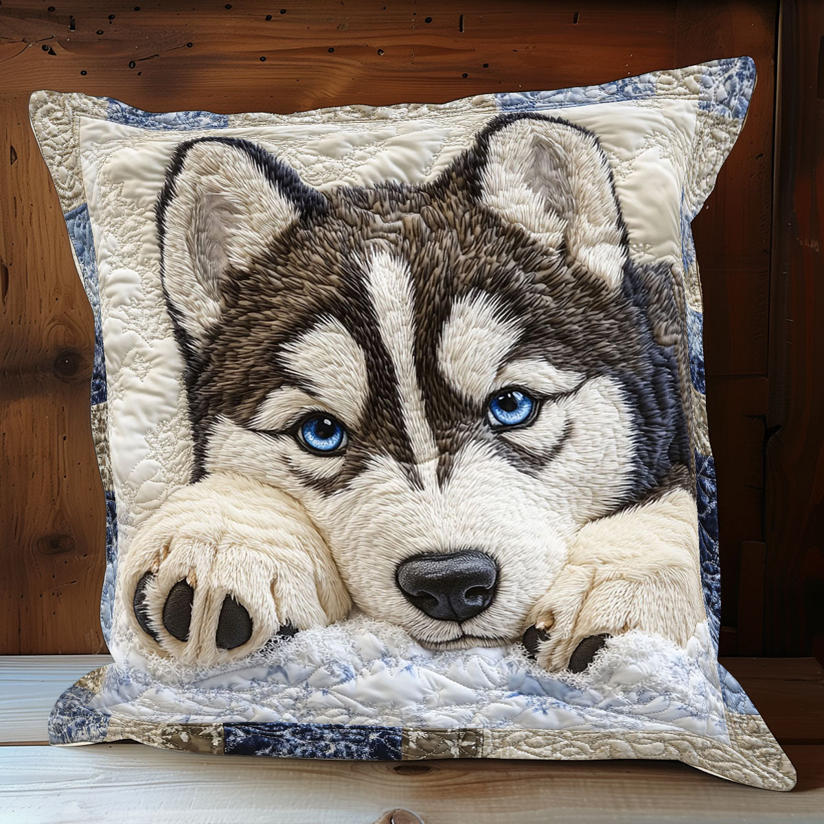 Husky Gaze CP3005013CL Quilt Pillow Case-tidenox