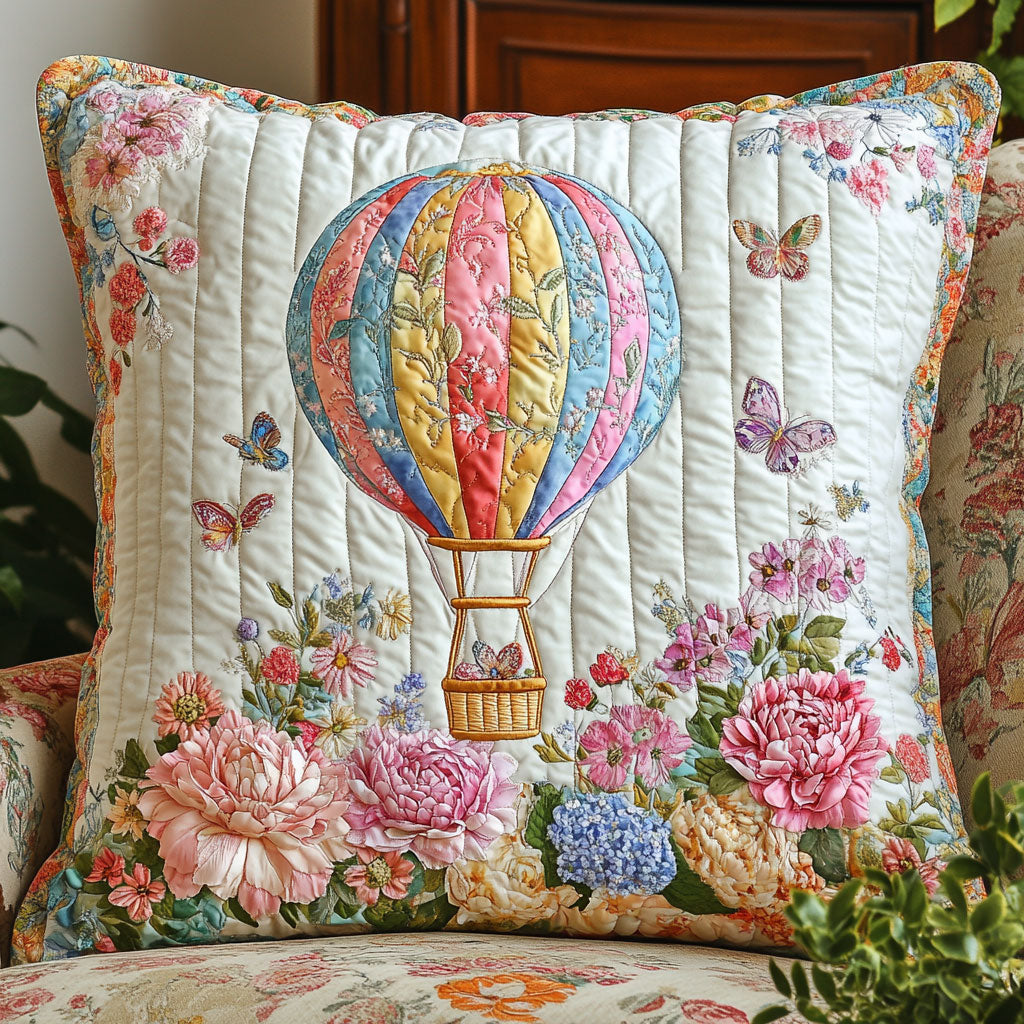 Blooming Balloon CW1605151CL Quilt Pillow Case-tidenox