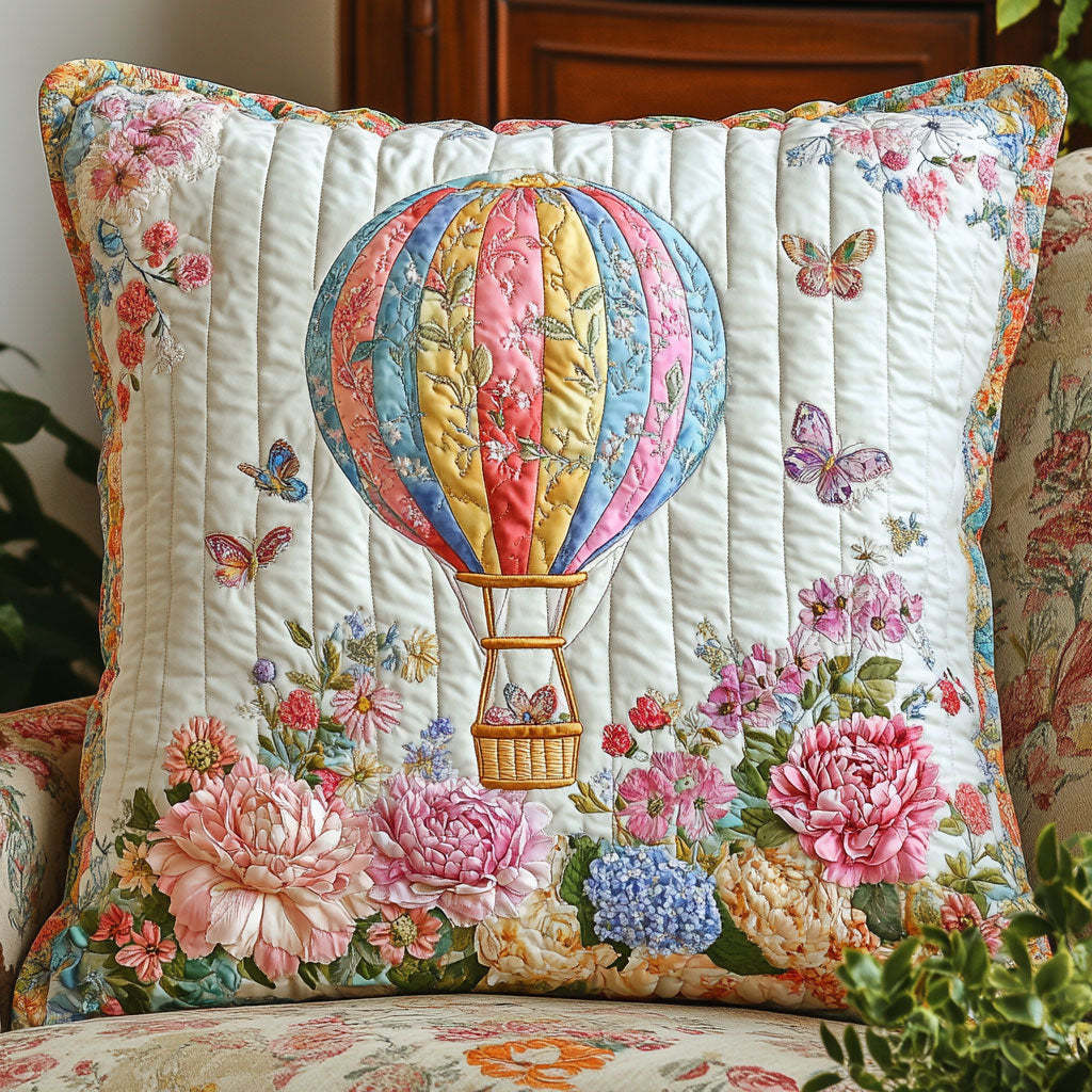 Blooming Balloon CW1605151CL Quilt Pillow Case-tidenox