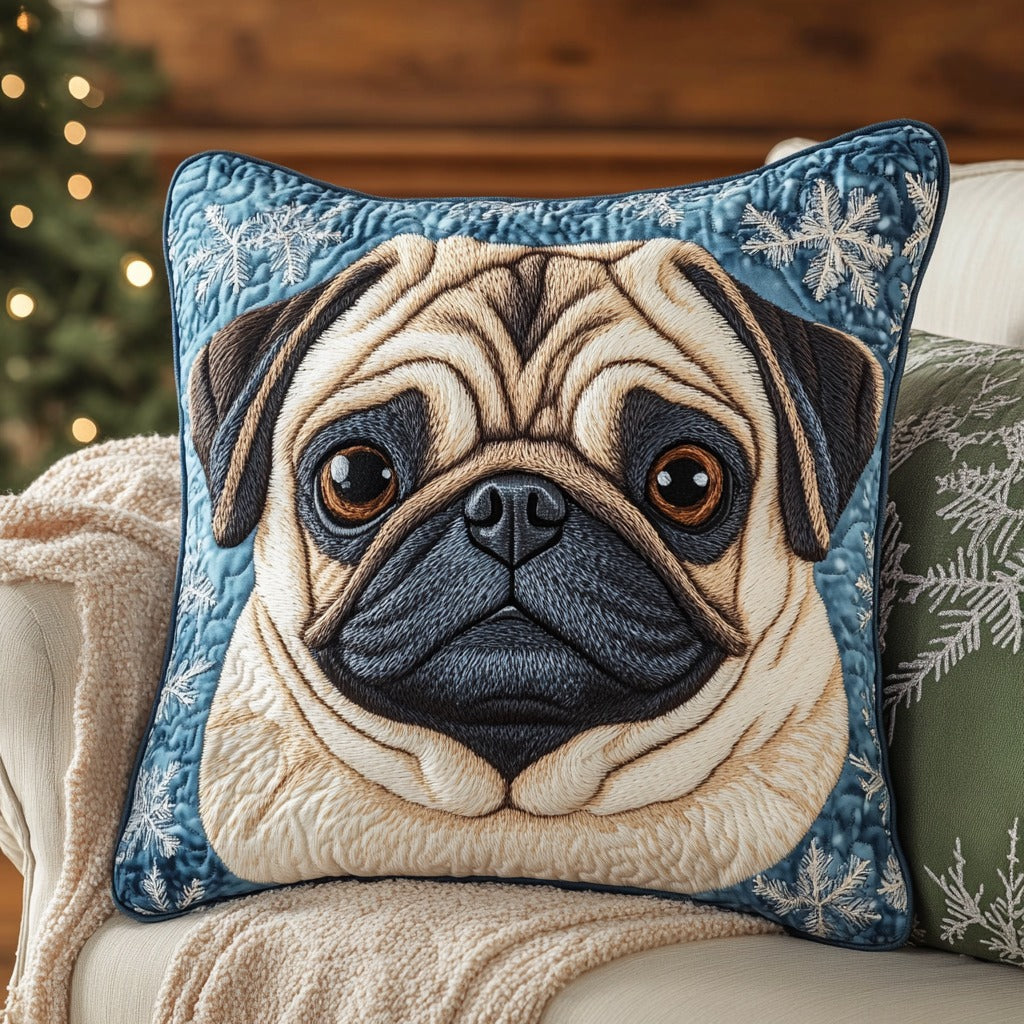 Cozy Pug XR2910007CL Quilt Pillow Case-tidenox