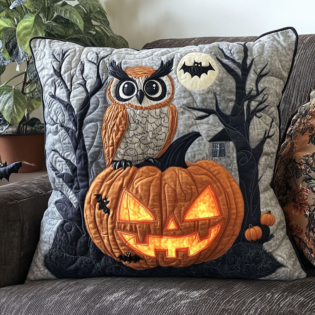 Haunted Hoot CW0807024CL Quilt Pillow Case-tidenox