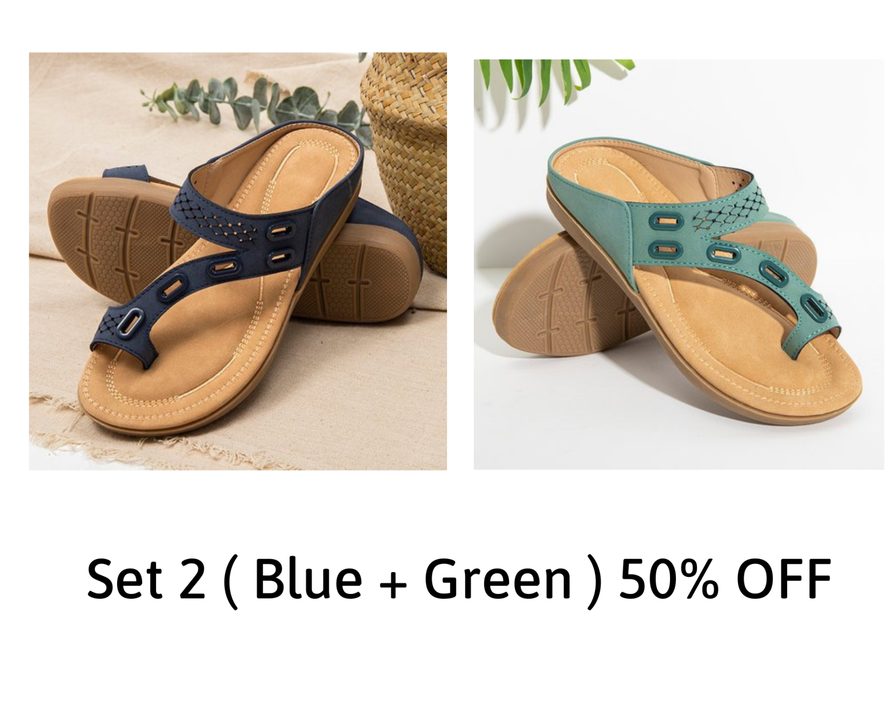 [#1 TRENDING SUMMER 2022] Soft Footbed Orthopedic Summer Sandals 🔥 SALE OFF UP TO 65%-tidenox
