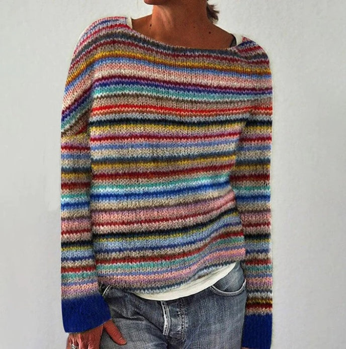 The Sunday Stripe Sweater-tidenox