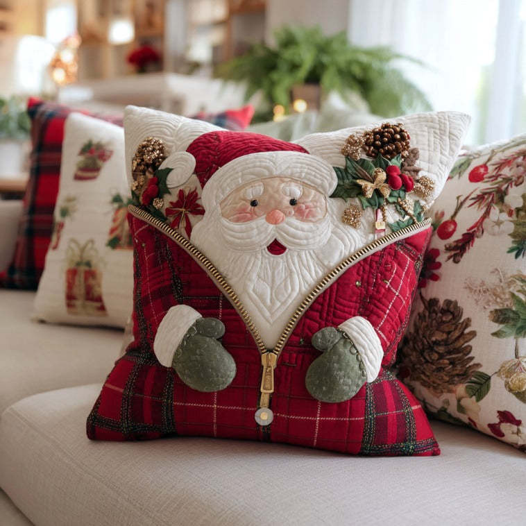 Happy Santa Claus XR2210003CL Quilt Pillow Case-tidenox