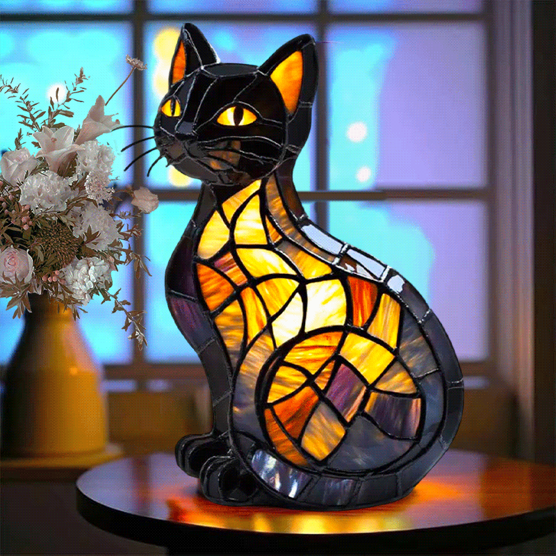 The Ultimate Gift Every Cat Lover Will Adore: A Whimsical Artisan-Crafted Lamp That Makes Your Home (and Heart) Glow!-tidenox