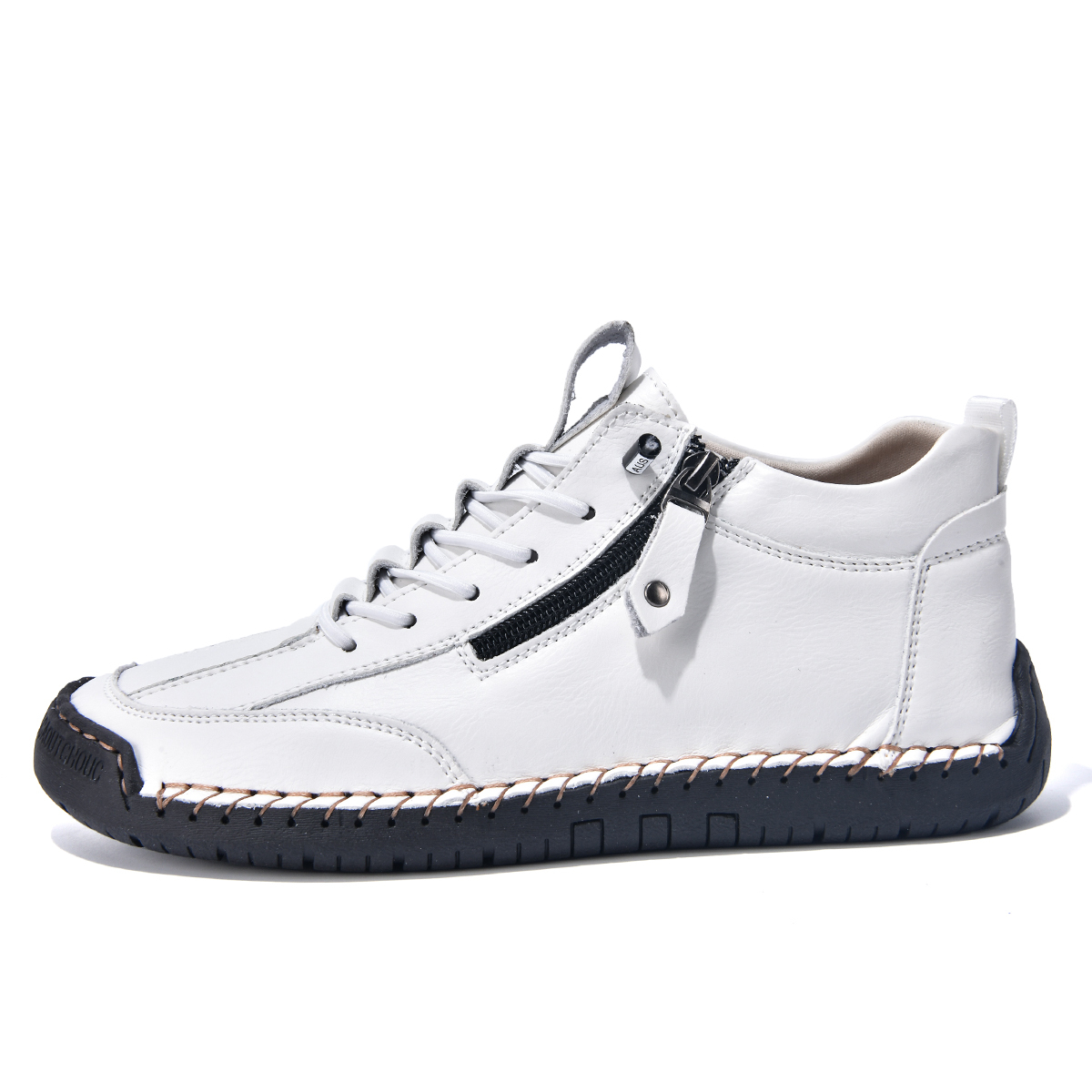 ⏰ Clearance Sale – 70% OFF 🔥Men’s Casual Outdoor Boots – Genuine Leather, Wide Toe, Zipper Slip-On Design-tidenox