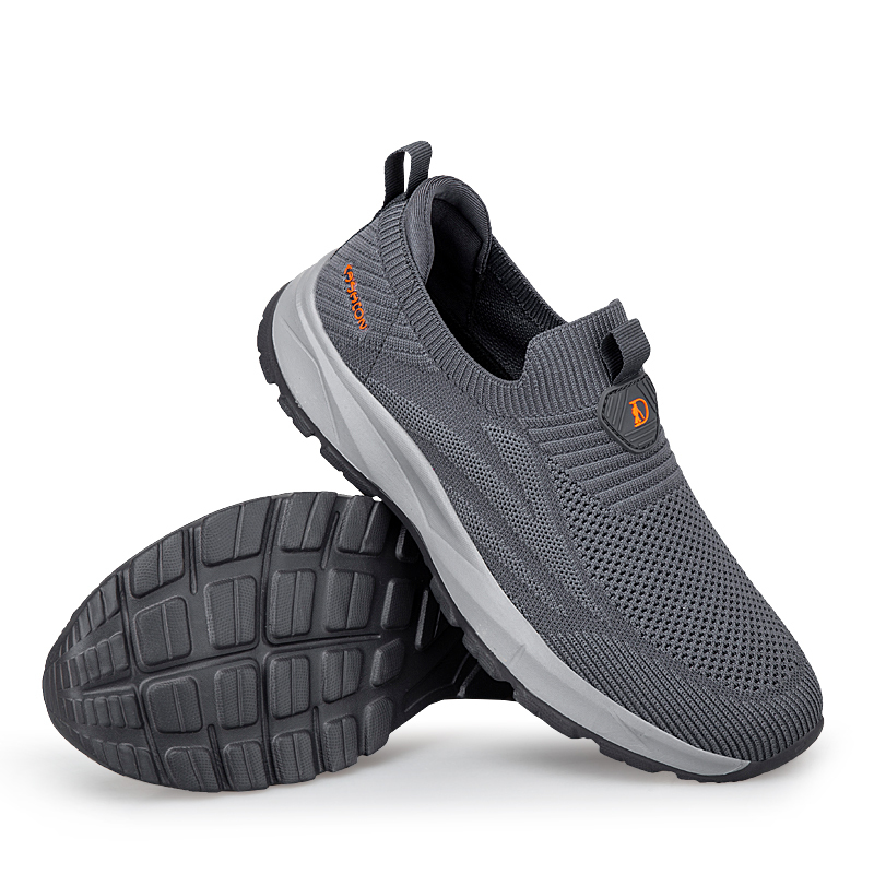 ⏰LAST DAY - 50% OFF🛒 Men's Orthopedic Slip-On Knit Sneakers  – Breathable Mesh Comfort Walking Shoes, Lightweight & Supportive, Easy On/Off Casual Shoes for All-Day Pain Relief-tidenox