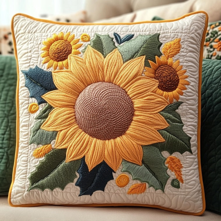 Sunflower XR2210024CL Quilt Pillow Case-tidenox