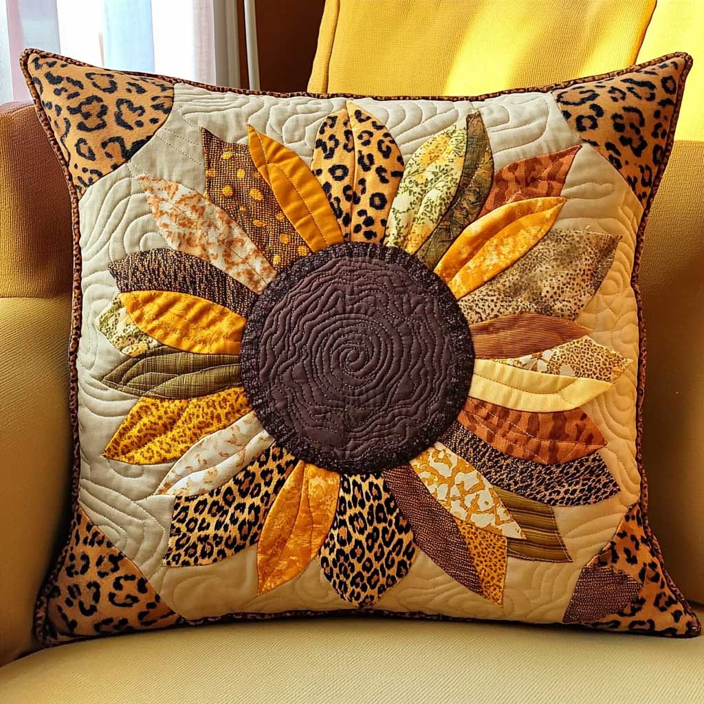 Savanna Sunflower WN0404040CL Quilt Pillow Case-tidenox