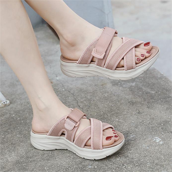 Mennee Women's Lightweight Sports Style Comfortable Thick Sole Sandals-tidenox