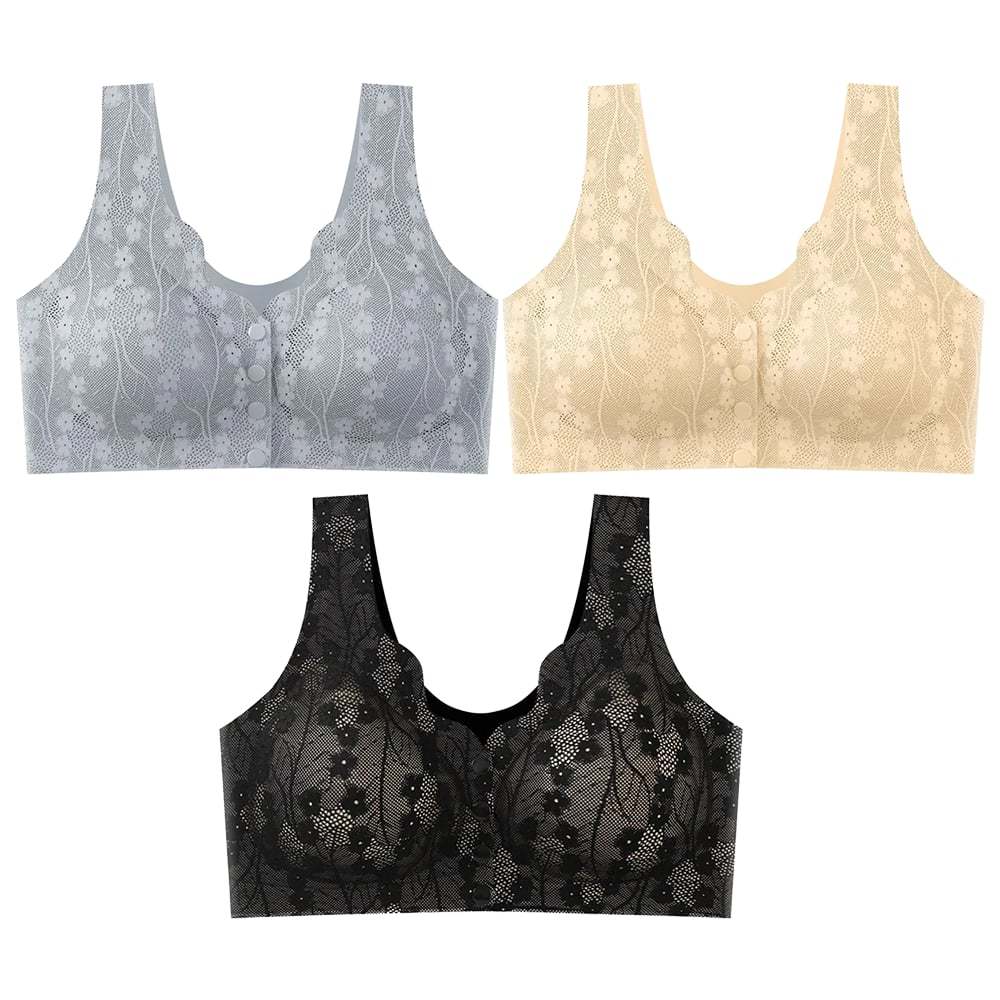 Comfortable & Convenient Front Button Bra-tidenox