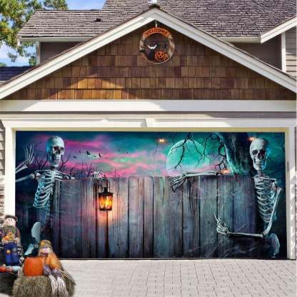 2025 Halloween Garage Door Decoration-tidenox