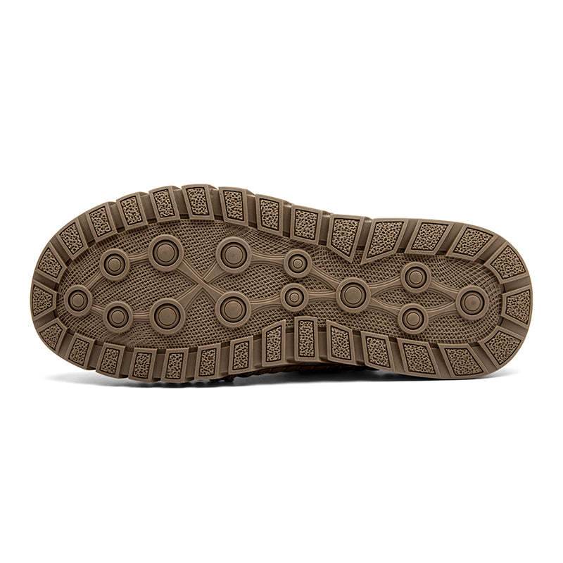 (⏰Limited Time Sale 53% OFF 🔥)Men's Premium Leather Orthopedic Sandals Handcrafted Full-Grain Leather-Closed Toe, Arch Support, Anti-Slip, Shock-Absorbing, Suitable for Riding, Gardening, Daily Errands