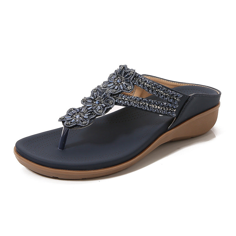Women's Arch Support Flat Sandals - SIKETU-tidenox