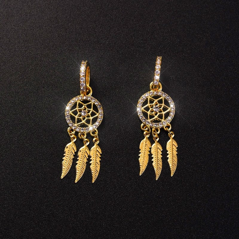 Dreamcatcher Earrings-tidenox