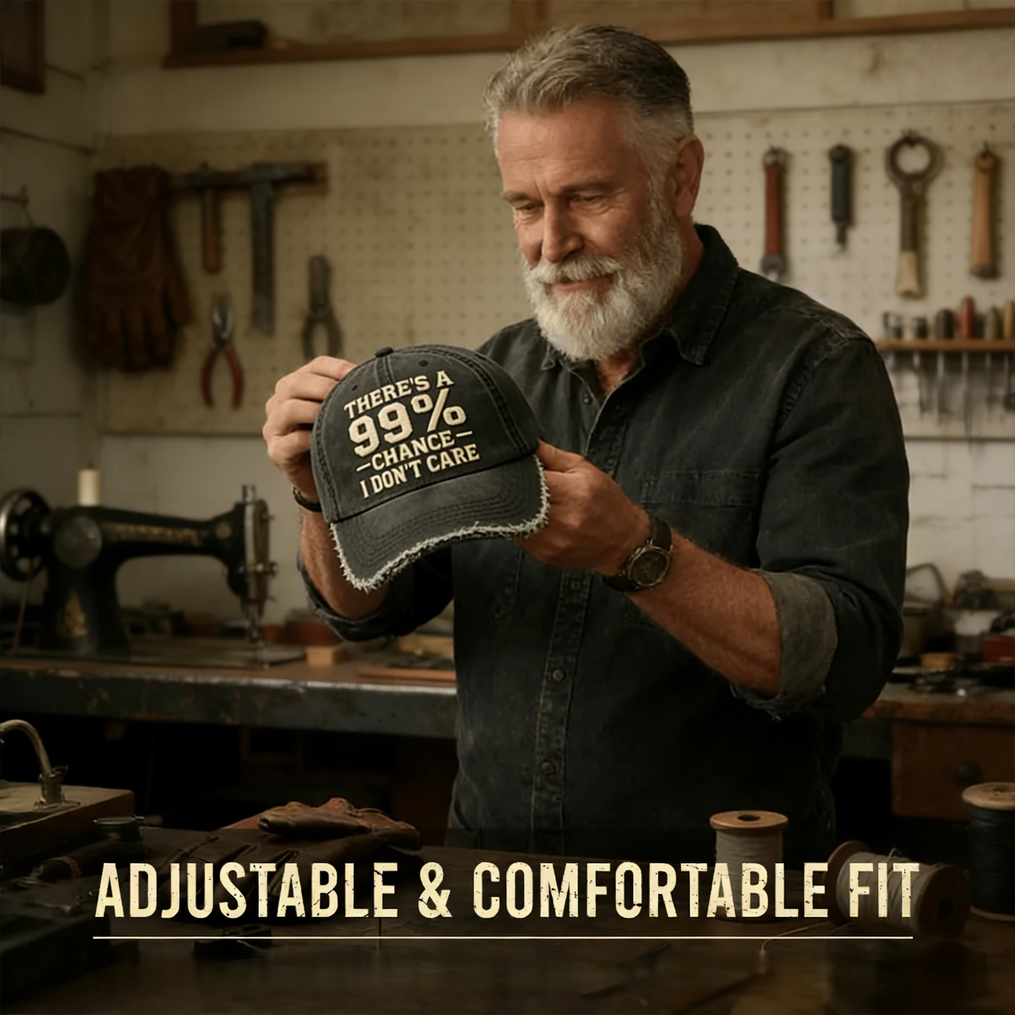 There's A 99% Chance I Don't Care Embroidery Cap