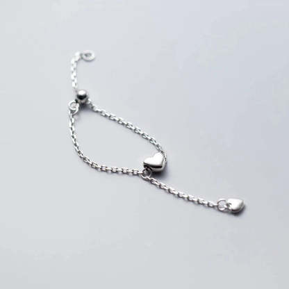 Adjustable Heart Tassel Ring – Whimsical & Romantic-tidenox