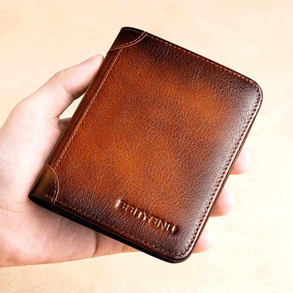 💰Multi-functional RFID Blocking Durable Genuine Leather Wallet🎁Men'swallets