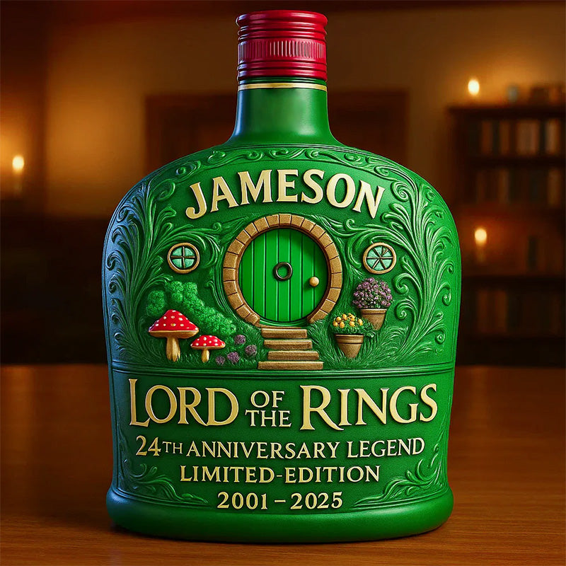 Lord of the Rings Bottle 24th Anniversary Legend Limited Edition whiskey bottle-tidenox