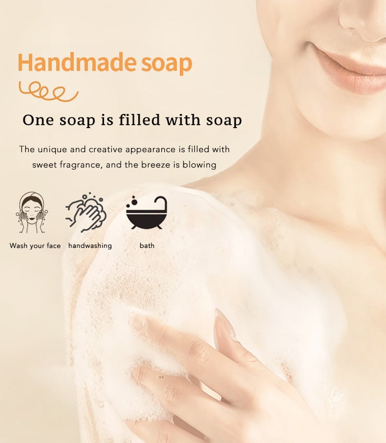🔥last day 35% off🔥- grape soap | Facial cleansing bath | - creative gift for girls-tidenox