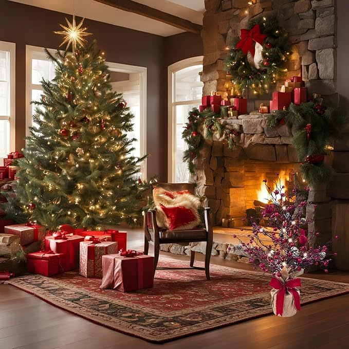 🔥Hot Sale 49% OFF🐦Vintage Glowing Tree with Cardinals-tidenox