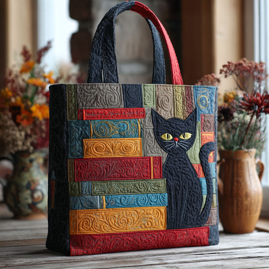 Mystic Meow Quilted Tote Bag NCU0PT8893-tidenox