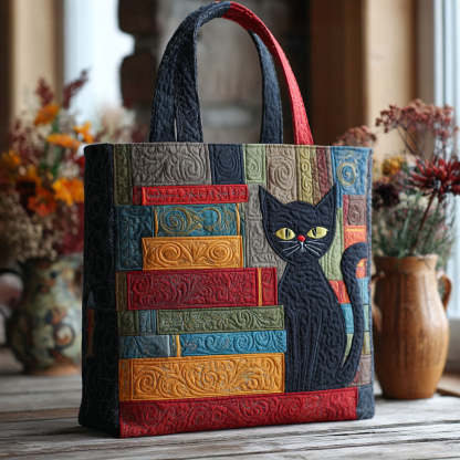 Mystic Meow Quilted Tote Bag NCU0PT8893-tidenox