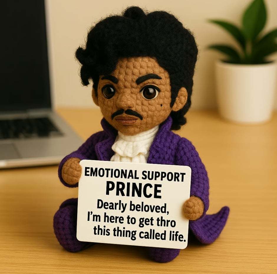 Prince Crocheted Emotional Support Dolls-tidenox