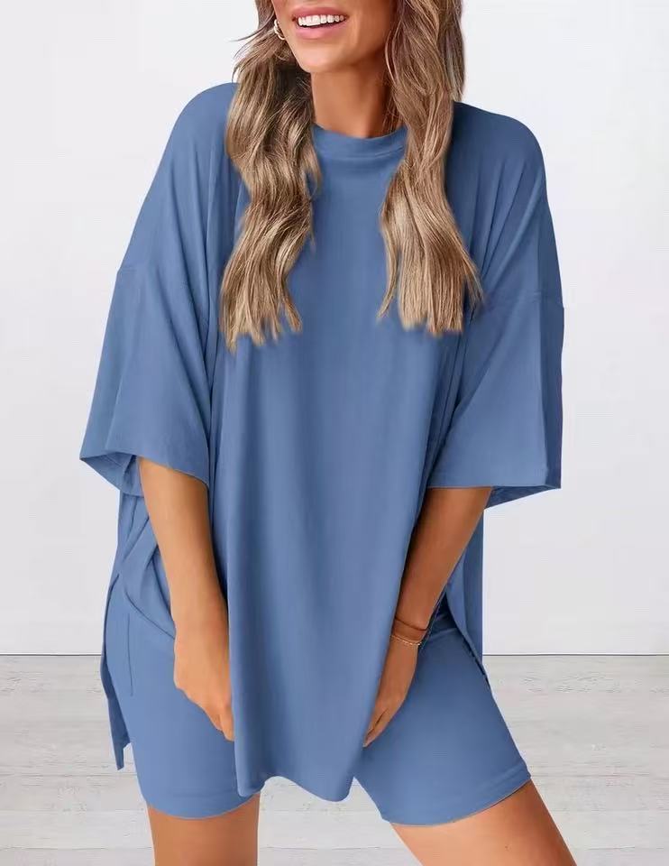 🏆Flash Sale⚡ 50K+ SOLD! Almost Gone-💥Women's Summer Casual Loose Two-Piece Casual Suit