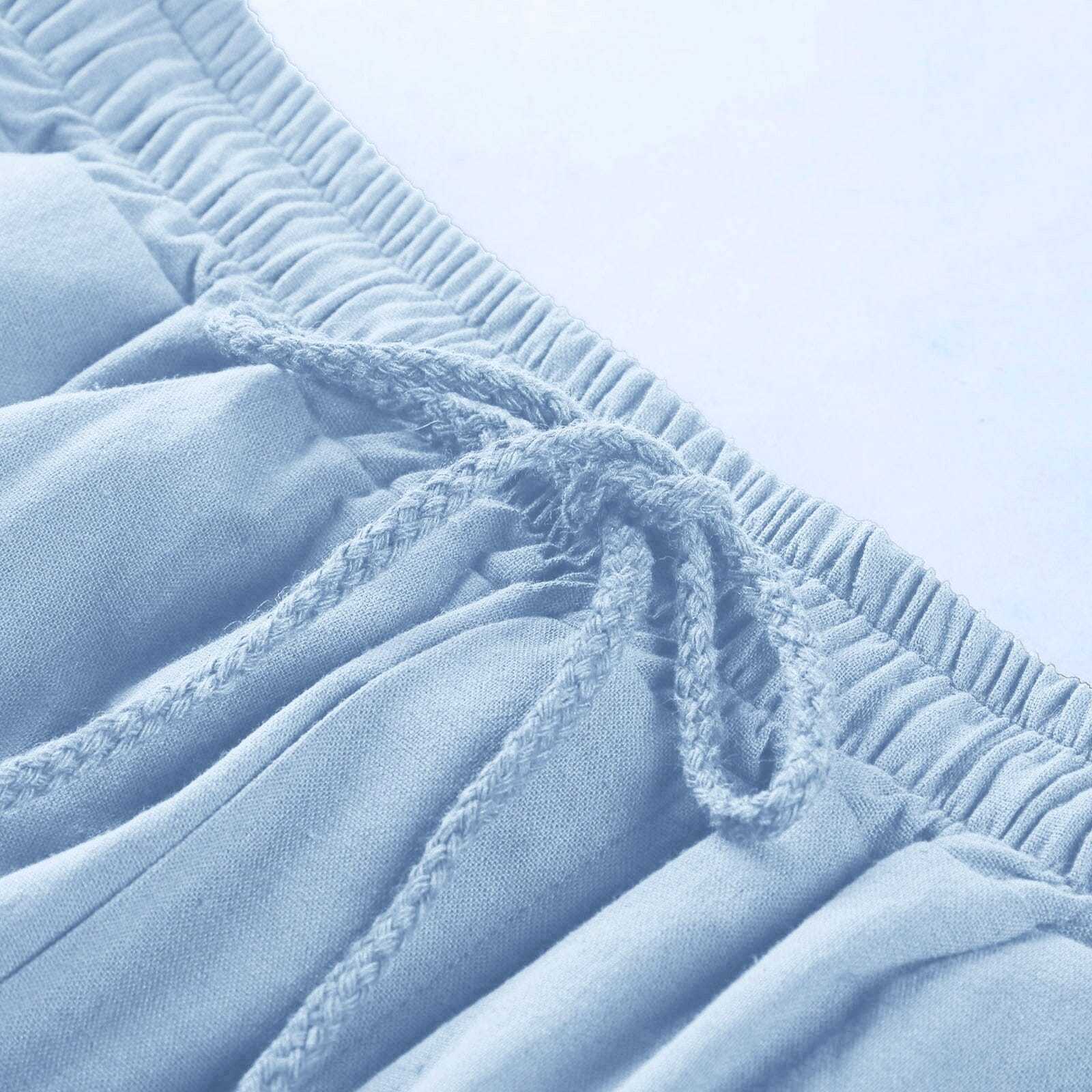 Cotton Shorts with Pockets-tidenox