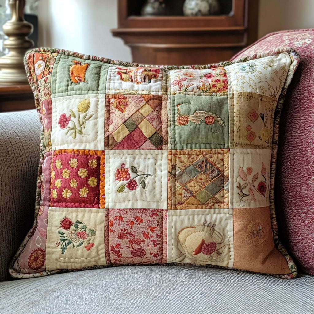 Vintage PatchWork CP2104039CL Pillow Case-tidenox